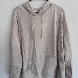 Time and Tru Light Tan Hoodie